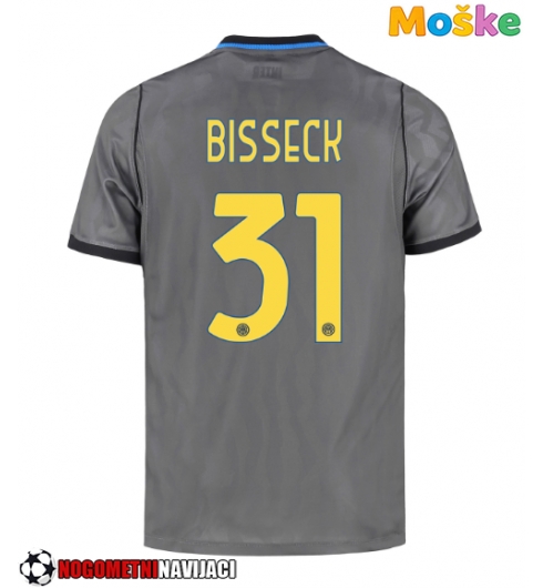Moške Nogometnih dresov Inter Milan Yann Bisseck #31 Tretji 2026-27 Kratki rokavi Moške Nogometnih dresov Inter Milan Yann Bisseck #31 Tretji 2026-27 Kratki rokavi